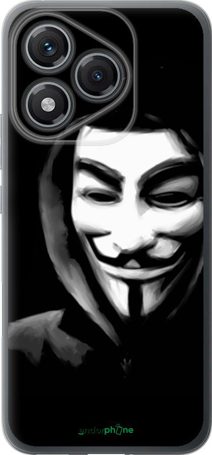 Силиконовый чехол Анонимус для Huawei Honor 400 Lite 5G - 832u-3993 изображение 