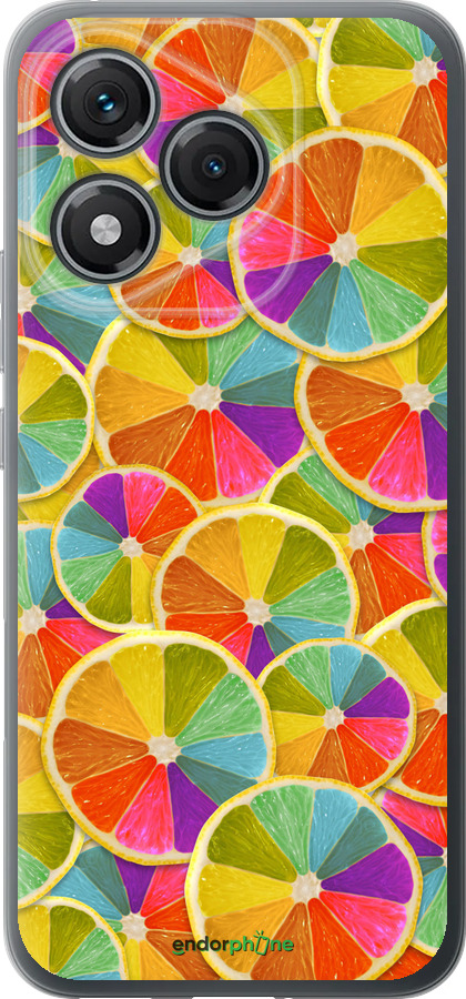 Силиконовый чехол Разноцветные дольки лимона для Huawei Honor 400 Lite 5G - 861u-3993 изображение 