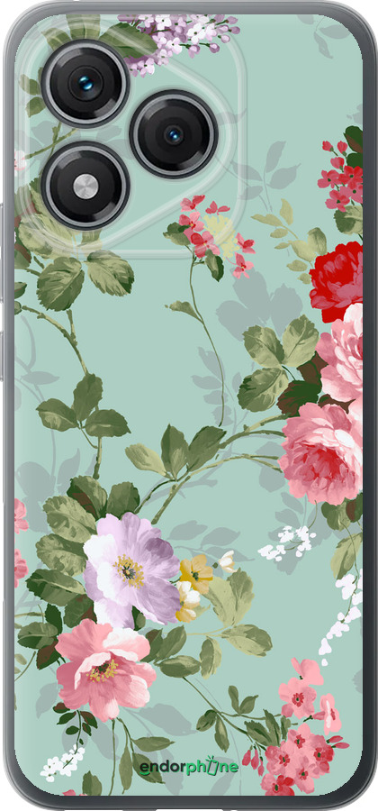 Силиконовый чехол Цветочные обои 2 для Huawei Honor 400 Lite 5G - 862u-3993 изображение 