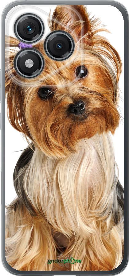 Силиконовый чехол Йоркширский терьер с хвостиком для Huawei Honor 400 Lite 5G - 930u-3993 изображение 