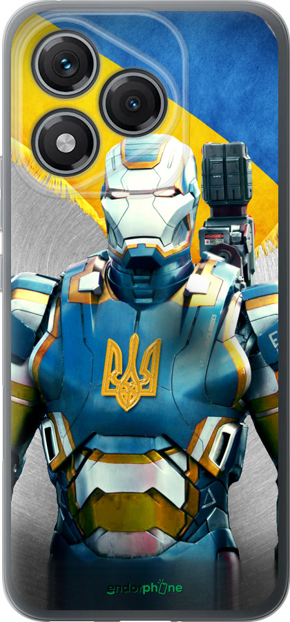 Силиконовый чехол Украинский киборг для Huawei Honor 400 Lite 5G - 980u-3993 изображение 