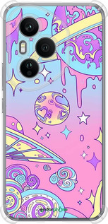 Силикон с усиленными углами чехол Розовая галактика для Huawei Honor 400 PRO 5G - 4146sp-4036 изображение 