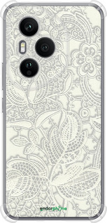 Силикон с усиленными углами чехол Белое кружево для Huawei Honor 400 PRO 5G - 4383sp-4036 изображение 