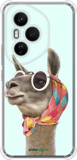 Силикон с усиленными углами чехол Модная лама для Huawei Honor 400 PRO 5G - 4479sp-4036 изображение 
