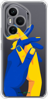 Силикон с усиленными углами чехол Stand With Ukraine для Huawei Honor 400 PRO 5G - 5255sp-4036 изображение 