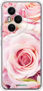 Силикон с усиленными углами чехол Розы для Huawei Honor 400 PRO 5G - 525sp-4036 изображение 