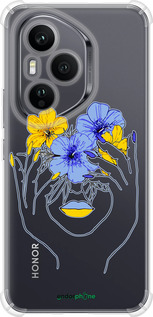 Силикон с усиленными углами чехол Девушка v4 для Huawei Honor 400 PRO 5G - 5276sp-4036 изображение 