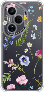 Силикон с усиленными углами чехол Цветочный фон v2 для Huawei Honor 400 PRO 5G - 5472sp-4036 изображение 