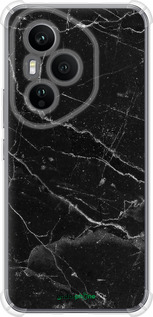 Силикон с усиленными углами чехол Черный мрамор v2 для Huawei Honor 400 PRO 5G - 5568sp-4036 изображение 