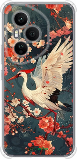 Силикон с усиленными углами чехол Сакура и аист для Huawei Honor 400 PRO 5G - 6108sp-4036 изображение 