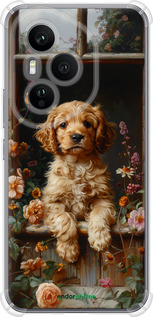 Силикон с усиленными углами чехол Щенок cocker spaniel для Huawei Honor 400 PRO 5G - 6136sp-4036 изображение 