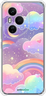 Силикон с усиленными углами чехол Облака и радуга для Huawei Honor 400 PRO 5G - 6312sp-4036 изображение 