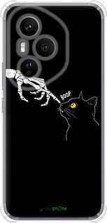 Силикон с усиленными углами чехол Кошка для Huawei Honor 400 PRO 5G - 6505sp-4036 изображение 