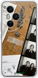 Силикон с усиленными углами чехол Aesthetic Scrapbook Collage для Huawei Honor 400 PRO 5G - 6773sp-4036 изображение 