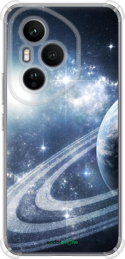 Силикон с усиленными углами чехол Кольца Сатурна для Huawei Honor 400 PRO 5G - 173sp-4036 изображение 