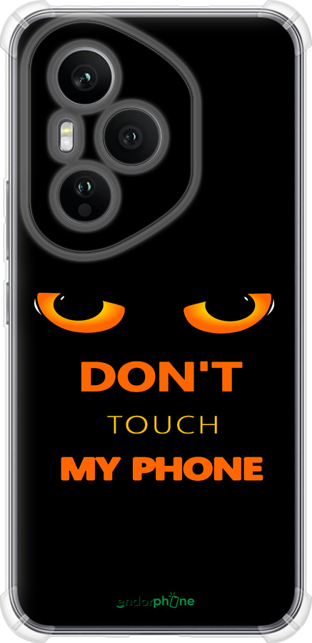 Силикон с усиленными углами чехол Don't touch the phone для Huawei Honor 400 PRO 5G - 4261sp-4036 изображение 