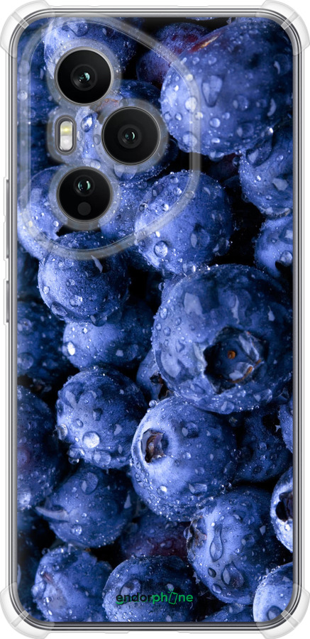 Силикон с усиленными углами чехол Голубика для Huawei Honor 400 PRO 5G - 4459sp-4036 изображение 