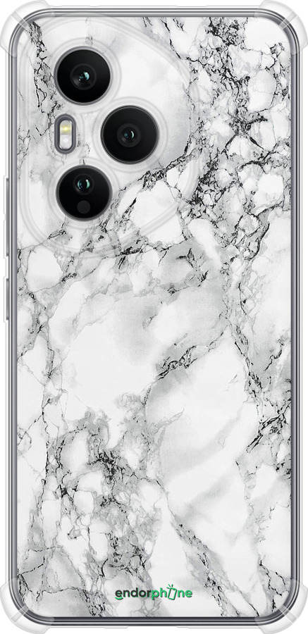 Силикон с усиленными углами чехол Мрамор белый для Huawei Honor 400 PRO 5G - 4480sp-4036 изображение 