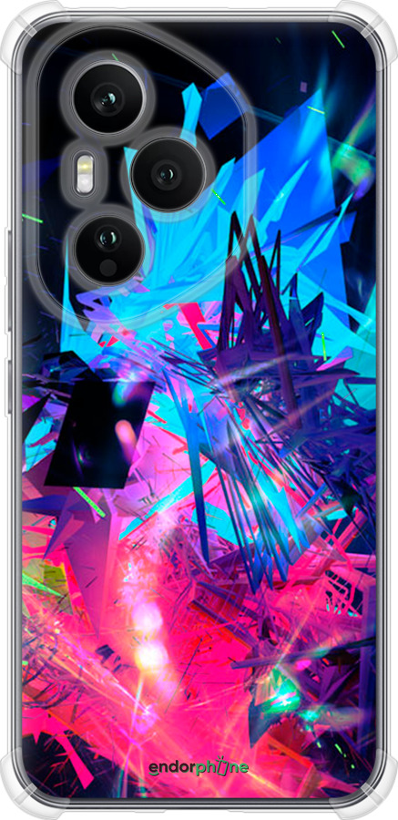 Силикон с усиленными углами чехол Абстрактный чехол для Huawei Honor 400 PRO 5G - 4681sp-4036 изображение 