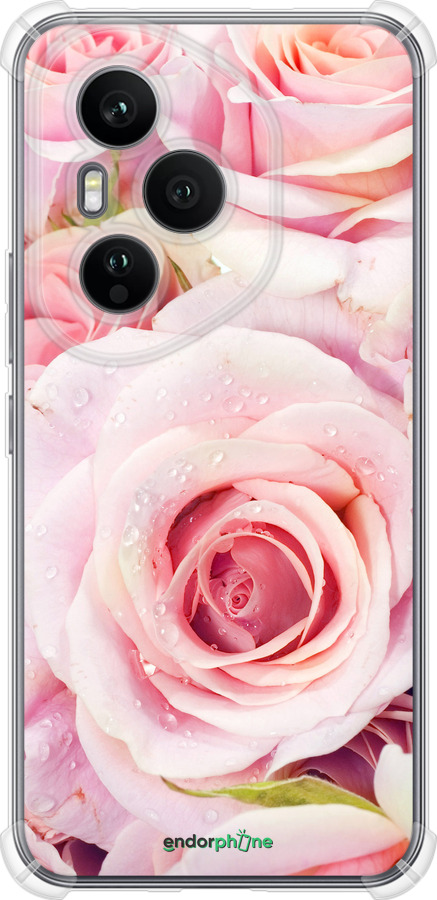 Силикон с усиленными углами чехол Розы для Huawei Honor 400 PRO 5G - 525sp-4036 изображение 