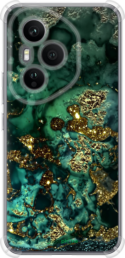 Силикон с усиленными углами чехол Мрамор золото богатство для Huawei Honor 400 PRO 5G - 5419sp-4036 изображение 