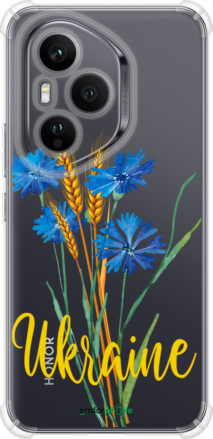 Силикон с усиленными углами чехол Ukraine v2 для Huawei Honor 400 PRO 5G - 5445sp-4036 изображение 