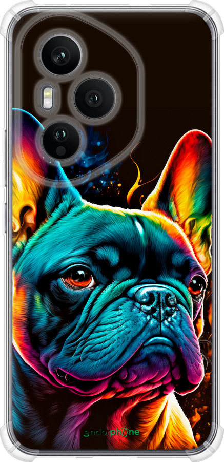 Силикон с усиленными углами чехол Яркий бульдог для Huawei Honor 400 PRO 5G - 5547sp-4036 изображение 