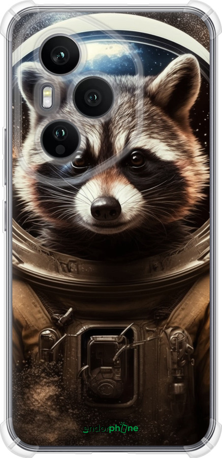 Силикон с усиленными углами чехол Raccoon austronaut для Huawei Honor 400 PRO 5G - 5581sp-4036 изображение 