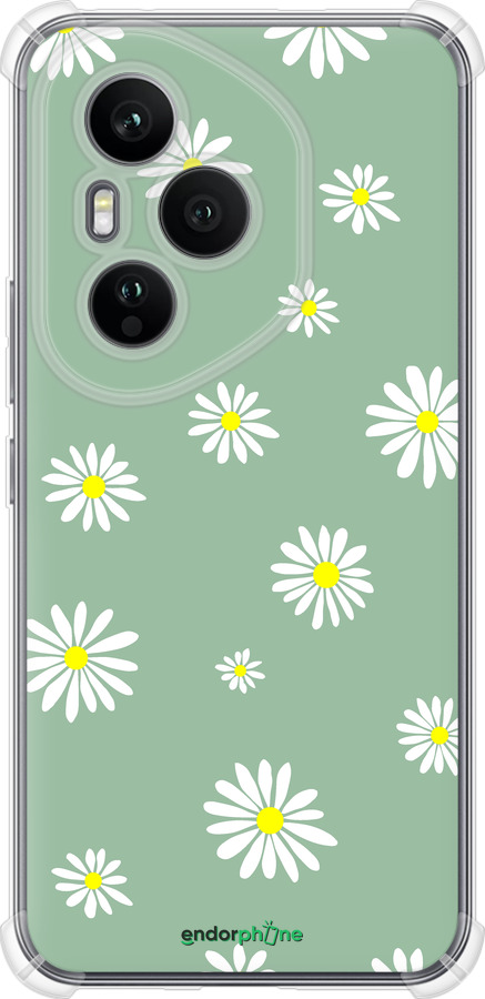 Силикон с усиленными углами чехол Ромашки v4 для Huawei Honor 400 PRO 5G - 5603sp-4036 изображение 