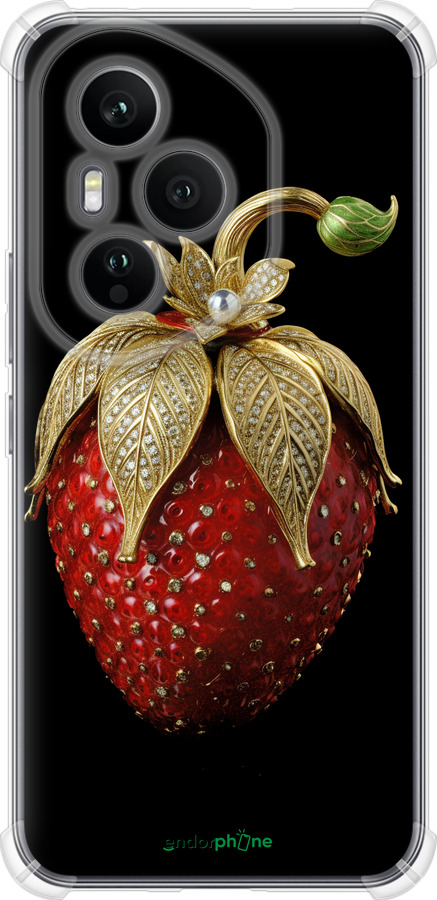 Силикон с усиленными углами чехол Клубника v3 для Huawei Honor 400 PRO 5G - 5638sp-4036 изображение 