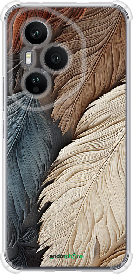 Силикон с усиленными углами чехол Листья в стиле бохо для Huawei Honor 400 PRO 5G - 5643sp-4036 изображение 
