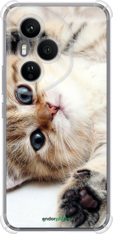 Силикон с усиленными углами чехол Котик для Huawei Honor 400 PRO 5G - 6024sp-4036 изображение 