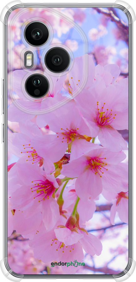 Силикон с усиленными углами чехол Сакура для Huawei Honor 400 PRO 5G - 6029sp-4036 изображение 