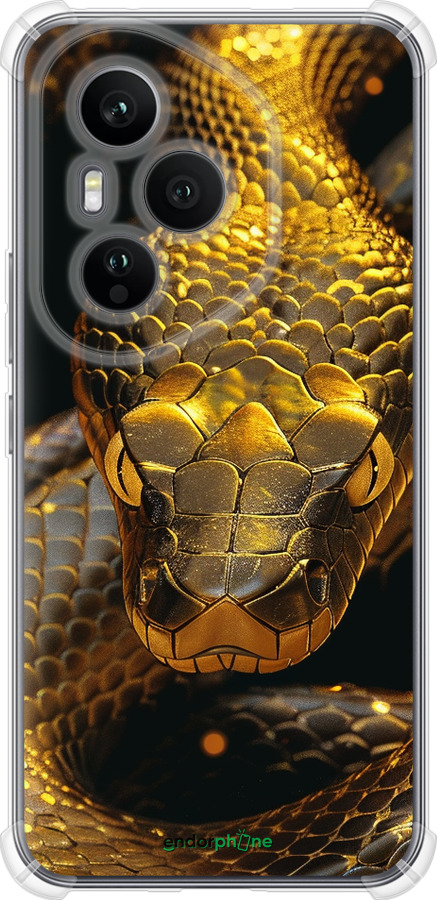 Силикон с усиленными углами чехол Golden snake для Huawei Honor 400 PRO 5G - 6072sp-4036 изображение 