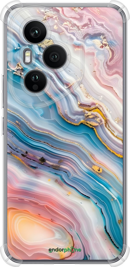 Силикон с усиленными углами чехол Мрамор красивый для Huawei Honor 400 PRO 5G - 6376sp-4036 изображение 