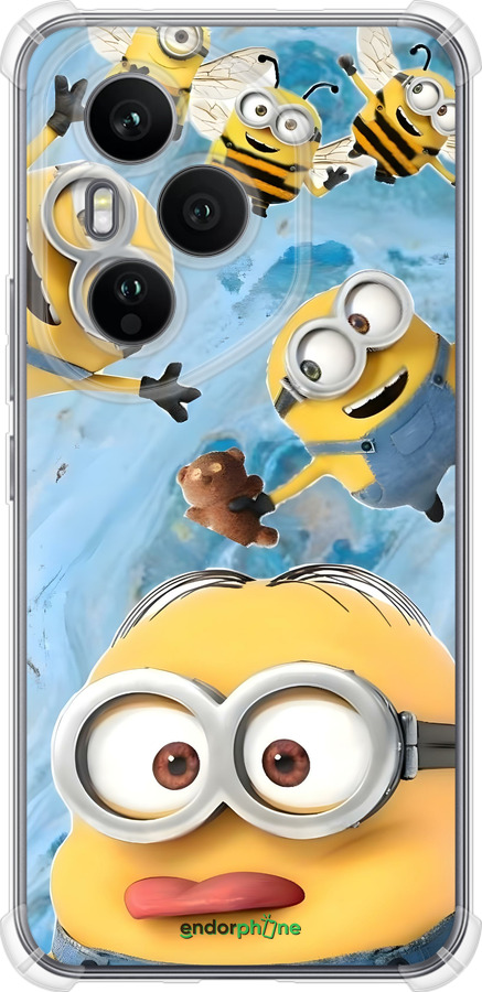 Силикон с усиленными углами чехол Миньоны для Huawei Honor 400 PRO 5G - 6386sp-4036 изображение 