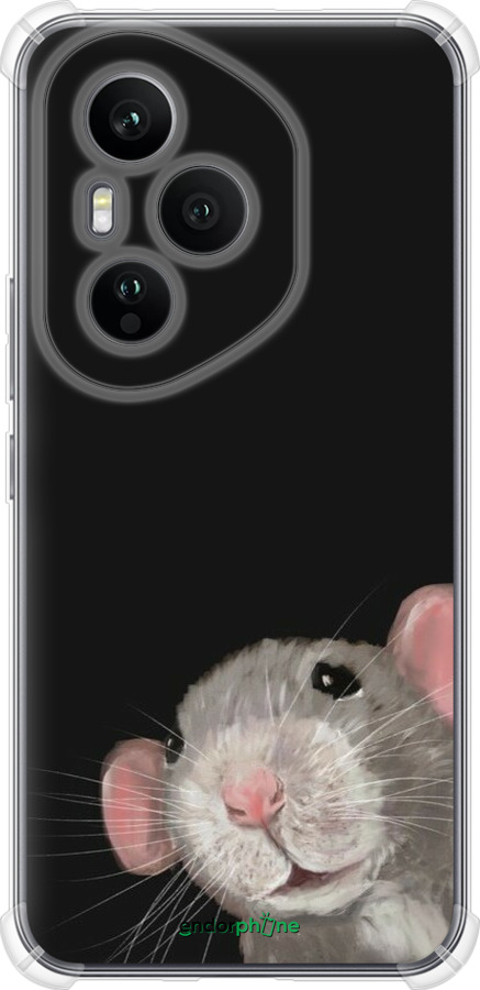 Силикон с усиленными углами чехол The Peeking Rat для Huawei Honor 400 PRO 5G - 6442sp-4036 изображение 