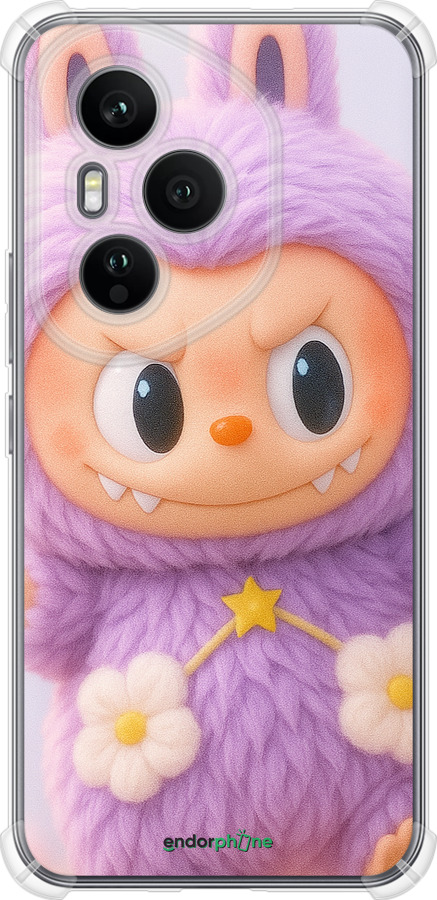 Силикон с усиленными углами чехол Лабубу для Huawei Honor 400 PRO 5G - 6708sp-4036 изображение 