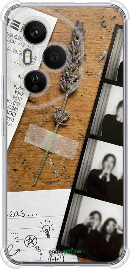 Силикон с усиленными углами чехол Aesthetic Scrapbook Collage для Huawei Honor 400 PRO 5G - 6773sp-4036 изображение 