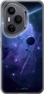 Силиконовый чехол Планеты в синем космосе для Huawei Honor 400 PRO 5G - 171u-4036 изображение 