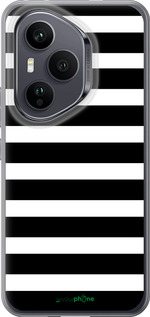 Силиконовый чехол Черно-белые полосы для Huawei Honor 400 PRO 5G - 4461u-4036 изображение 