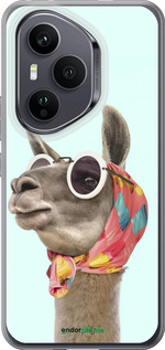 Силиконовый чехол Модная лама для Huawei Honor 400 PRO 5G - 4479u-4036 изображение 