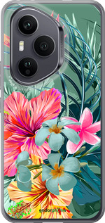 Силиконовый чехол Тропические цветы v1 для Huawei Honor 400 PRO 5G - 4667u-4036 изображение 