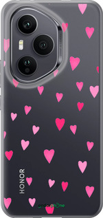 Силиконовый чехол Сердечки 2 для Huawei Honor 400 PRO 5G - 4763u-4036 изображение 