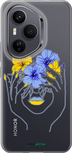 Силиконовый чехол Девушка v4 для Huawei Honor 400 PRO 5G - 5276u-4036 изображение 