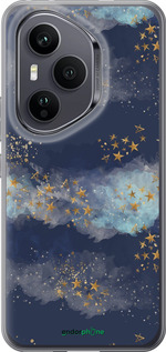 Силиконовый чехол Ночь золотые звезды для Huawei Honor 400 PRO 5G - 5421u-4036 изображение 