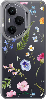 Силиконовый чехол Цветочный фон v2 для Huawei Honor 400 PRO 5G - 5472u-4036 изображение 