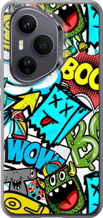 Силиконовый чехол Стикеры v4 для Huawei Honor 400 PRO 5G - 5508u-4036 изображение 