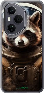 Силиконовый чехол Raccoon austronaut для Huawei Honor 400 PRO 5G - 5581u-4036 изображение 