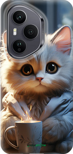 Силіконовий чехол Білий кіт для Huawei Honor 400 PRO 5G - 5646u-4036 изображение 